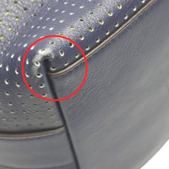 Coach COACH Shoulder Bag Leather F22762 Navy - Picture 8 of 10